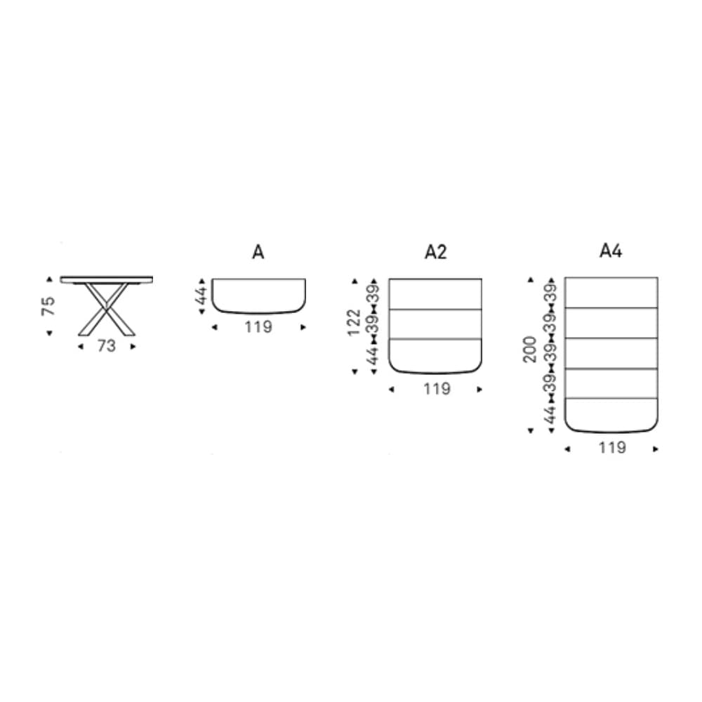 Terminal Keramik Drive Console Table by Cattelan Italia