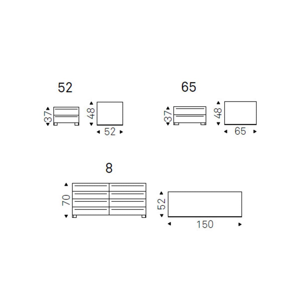 Dyno Bedside Table by Cattelan Italia