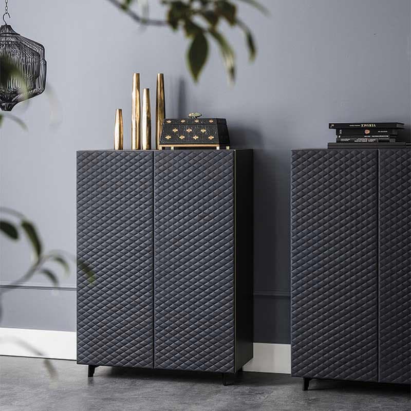 Tiffany bar cabinet by Cattelan Italia highlighting the metal frame finish and design details FCI London