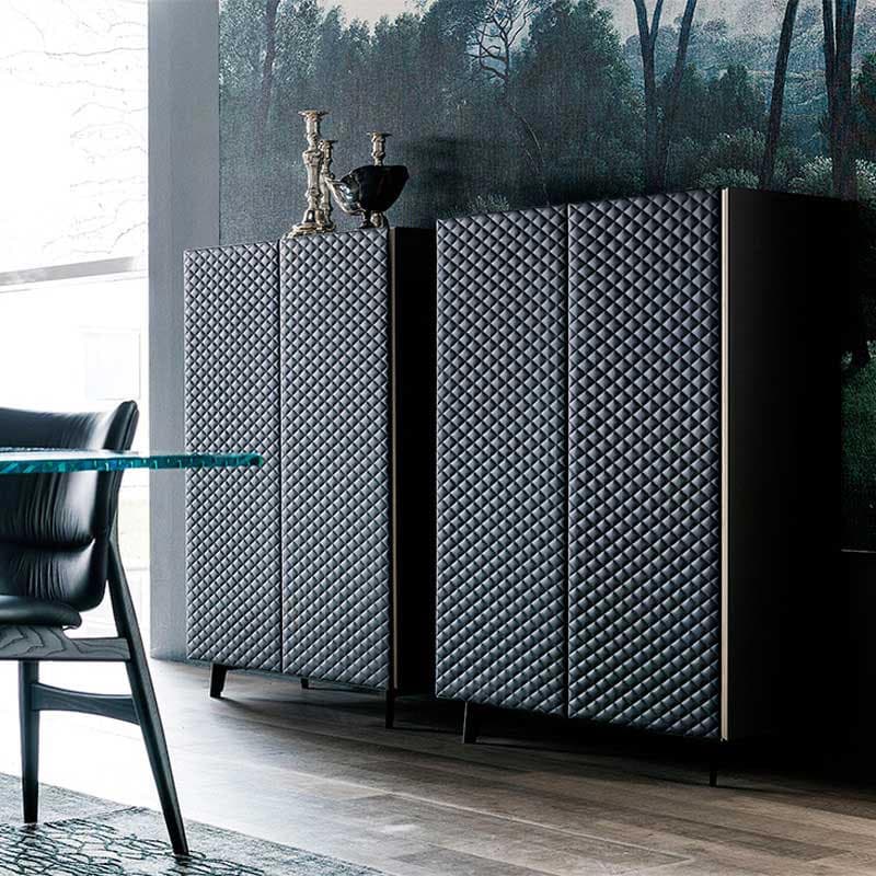 Full view of Tiffany bar cabinet by Cattelan Italia in modern home setting FCI London