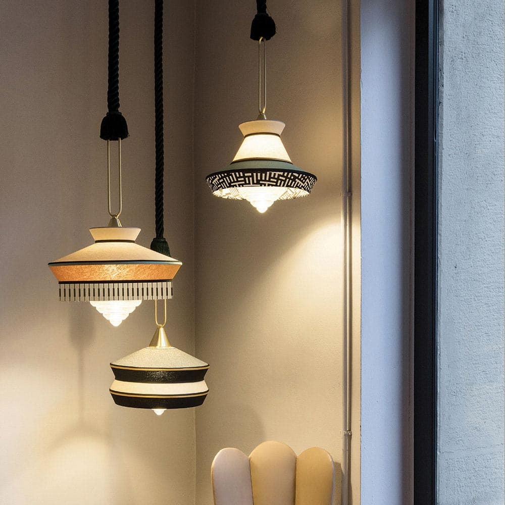 Calypso So Guadaloupe Suspension Lamp by Contardi