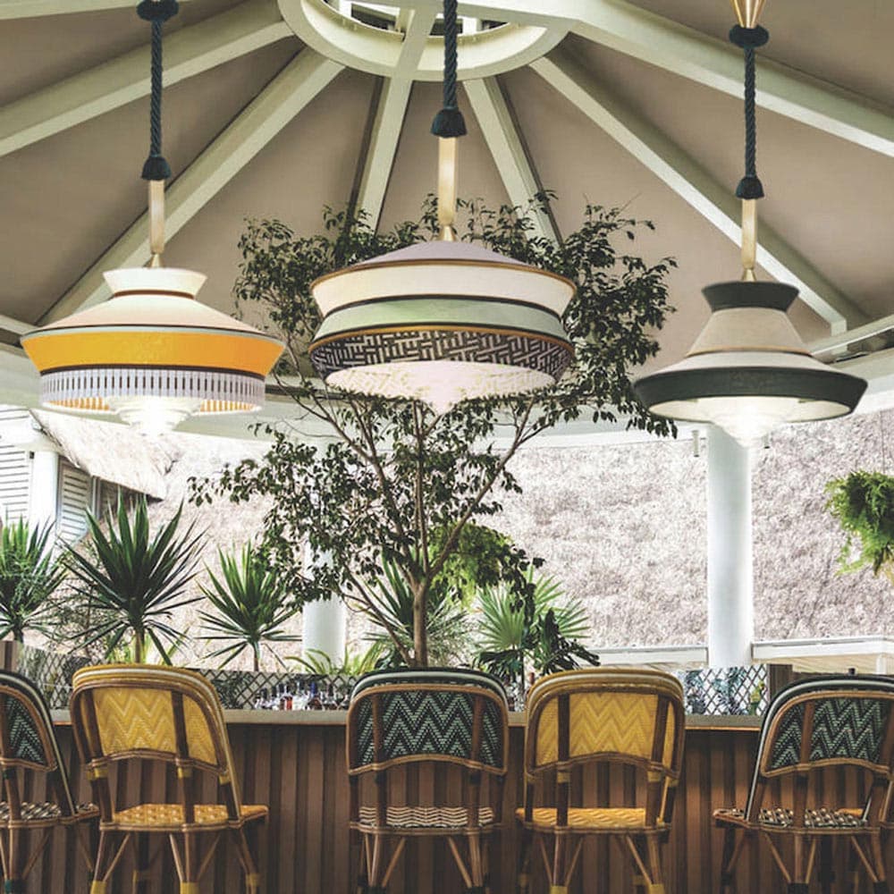 Calypso So Outdoor Martinique Suspension Lamp by Contardi