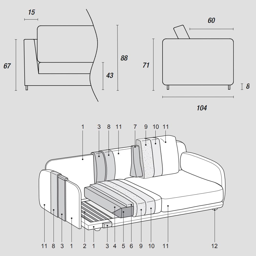 Avalon Sofa By FCI London