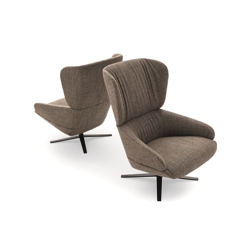 Cut And Cut Soft, Swivel Chair, Ditre Italia