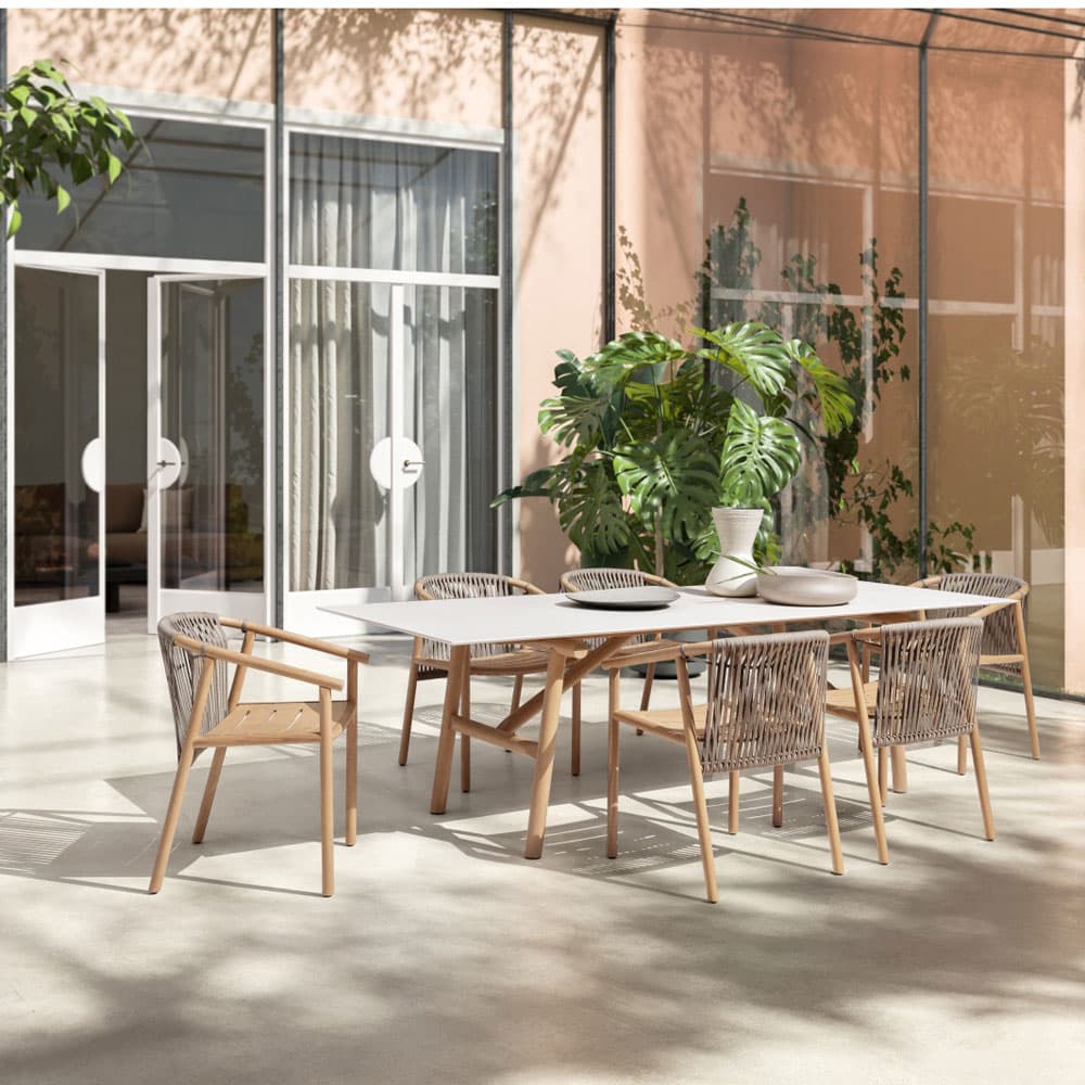 Isamu outdoor chair by Ditre Italia with sleek modern design perfect for outdoor living from FCI London