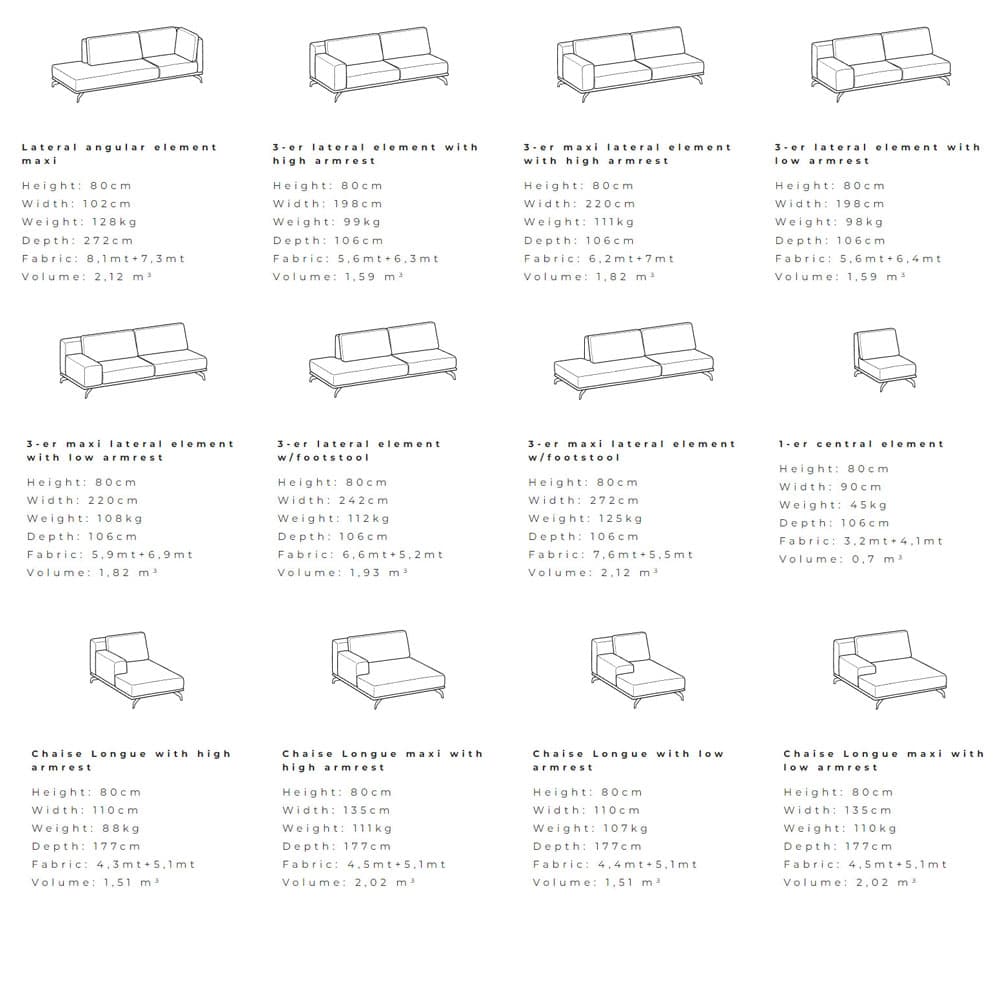 Dalton Sofa by Ditre Italia