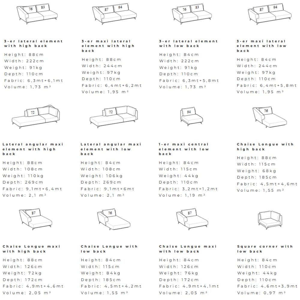 Lennox, Sofa, Ditre Italia