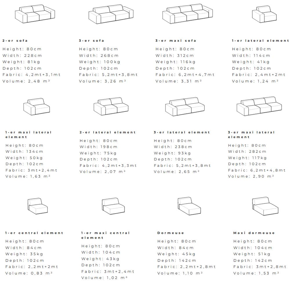 Monolith, Sofa, Ditre Italia