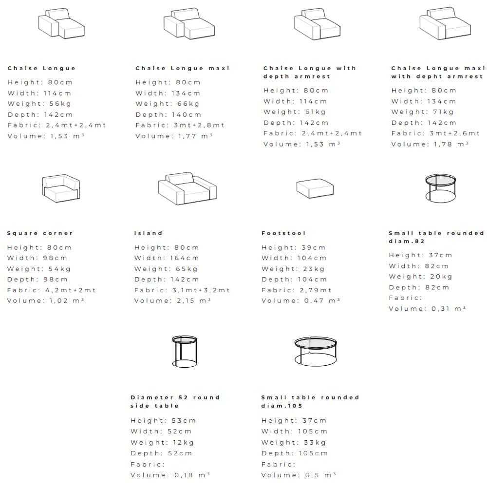 Monolith, Sofa, Ditre Italia