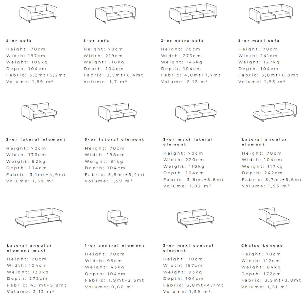 St Germain, Sofa, Ditre Italia