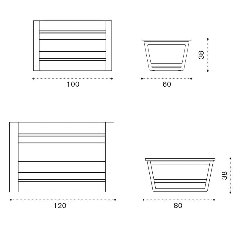 Costs Outdoor Side Table by Ethimo