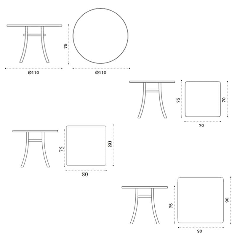 Elixir Outdoor Table by Ethimo