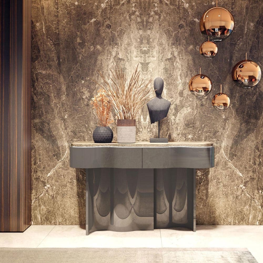 Moving Console Table by Evanista