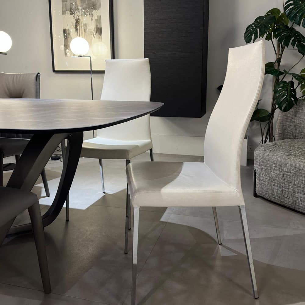 Set Of 2 Tall Anna Dining Chairs by FCI Clearance by FCI London