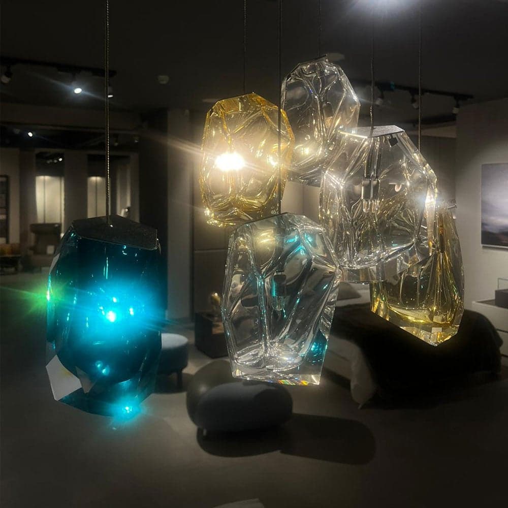 Crystal Rock - Crystal Rock / Pendant / Cluster Of 5 by Lasvit | FCI Swift Ship
