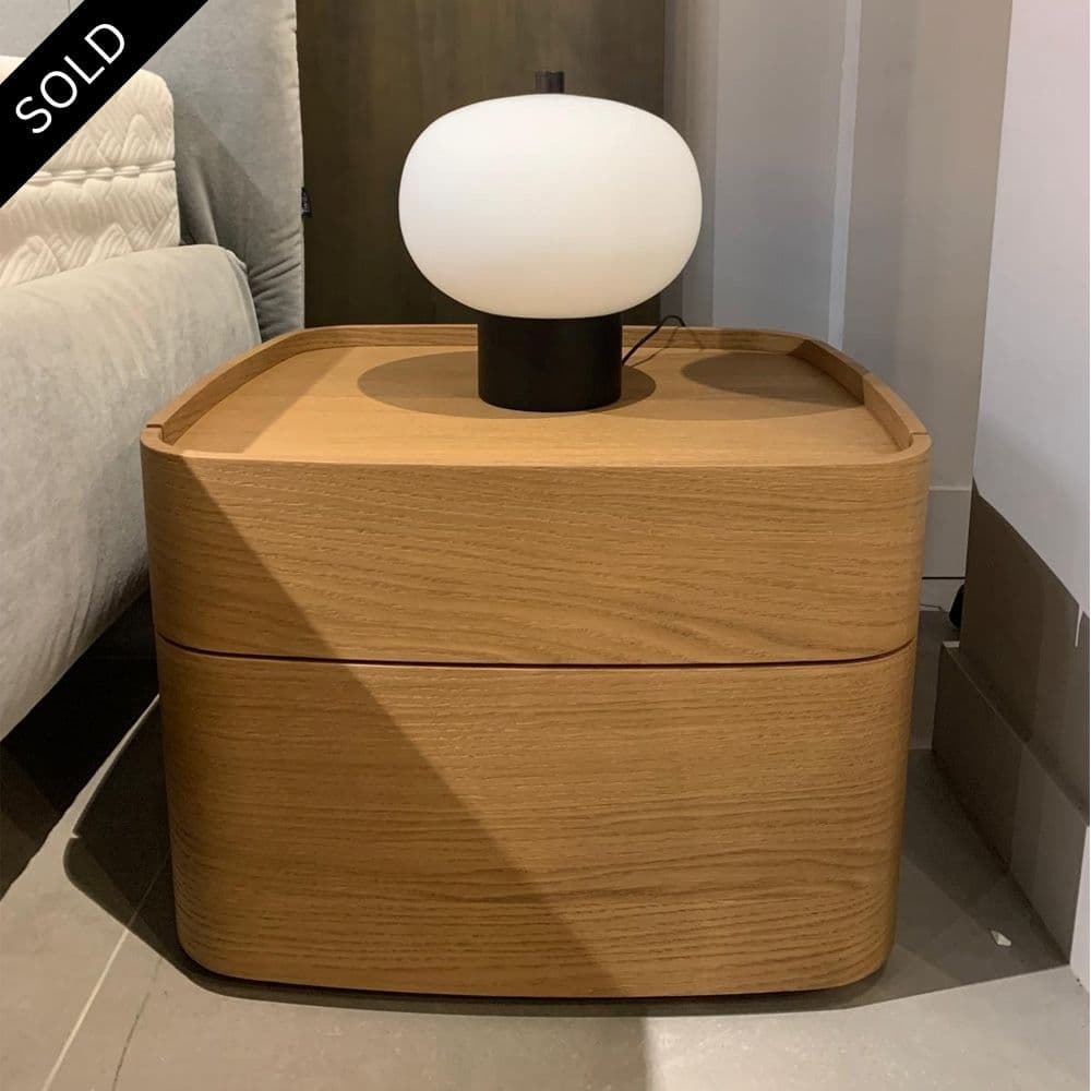 Norman 2 Drawers Bedside Table by FCI London