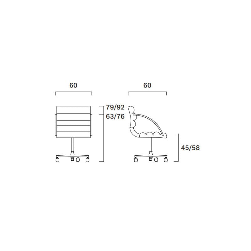 Canouan D Swivel Chair by Frag