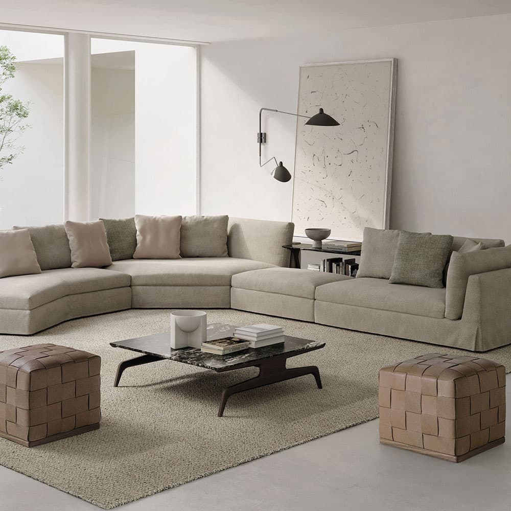 Jonas Footstool by Frigerio