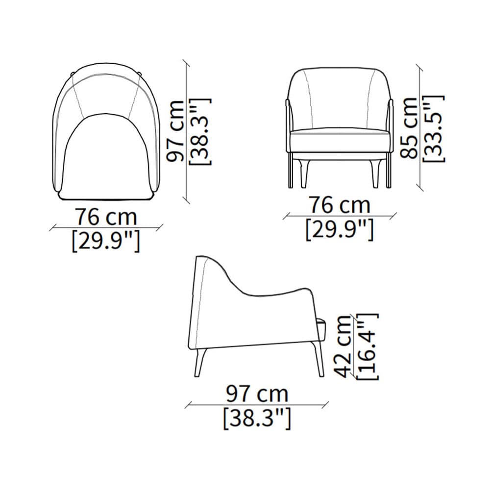 Jackie Bergere Lounger by Frigerio