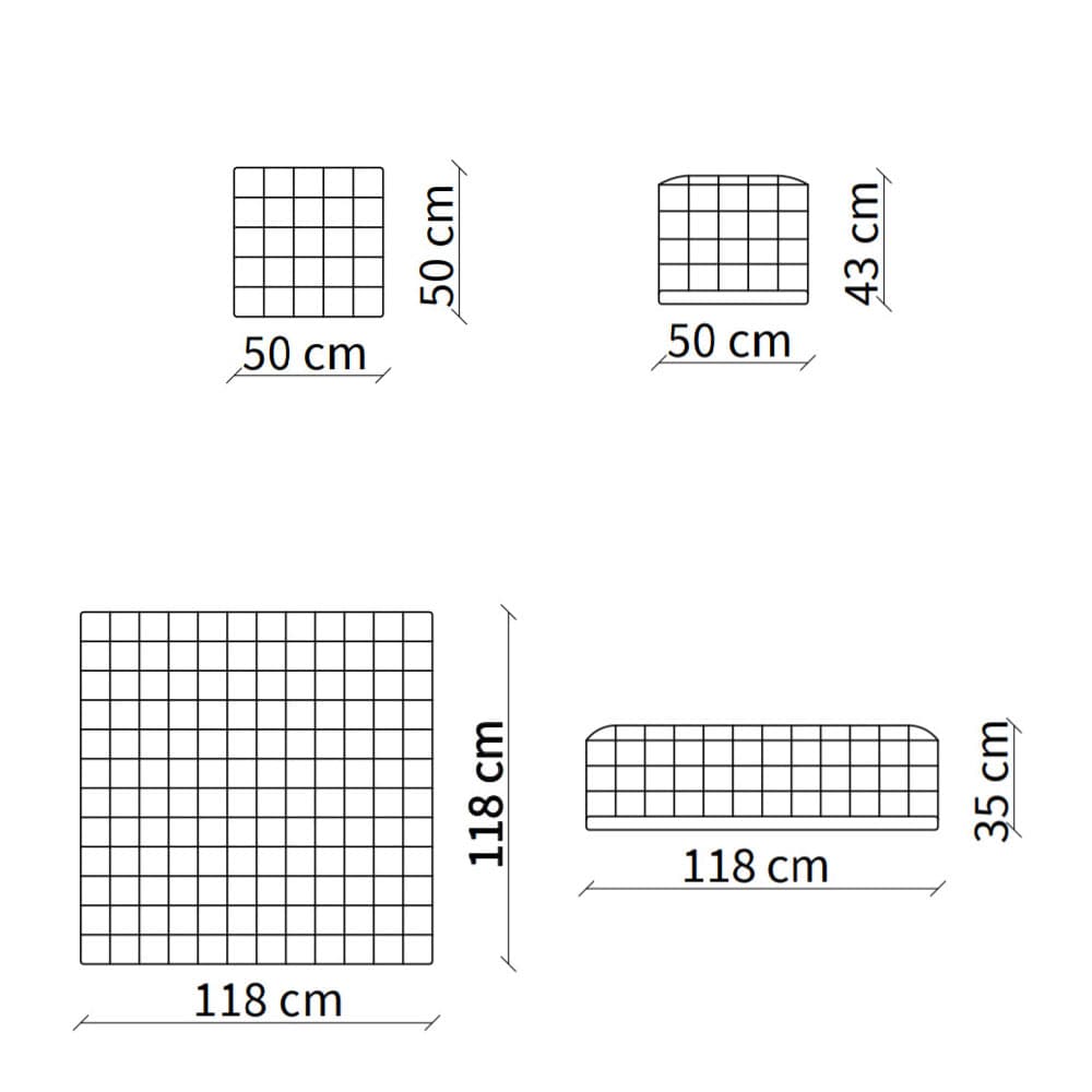 Jonas Footstool by Frigerio