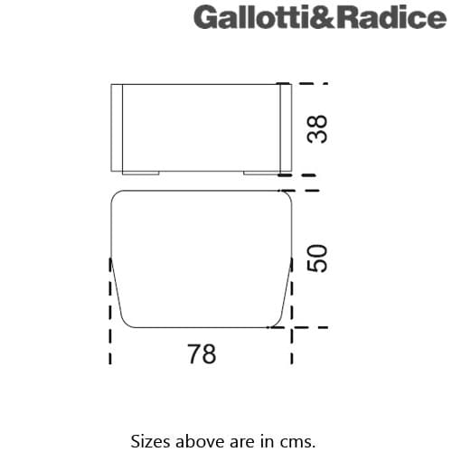 First Pouf by Gallotti & Radice