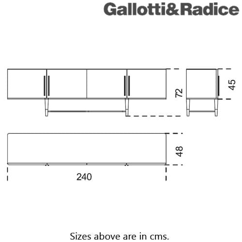 Tama Credence Sideboard by Gallotti & Radice
