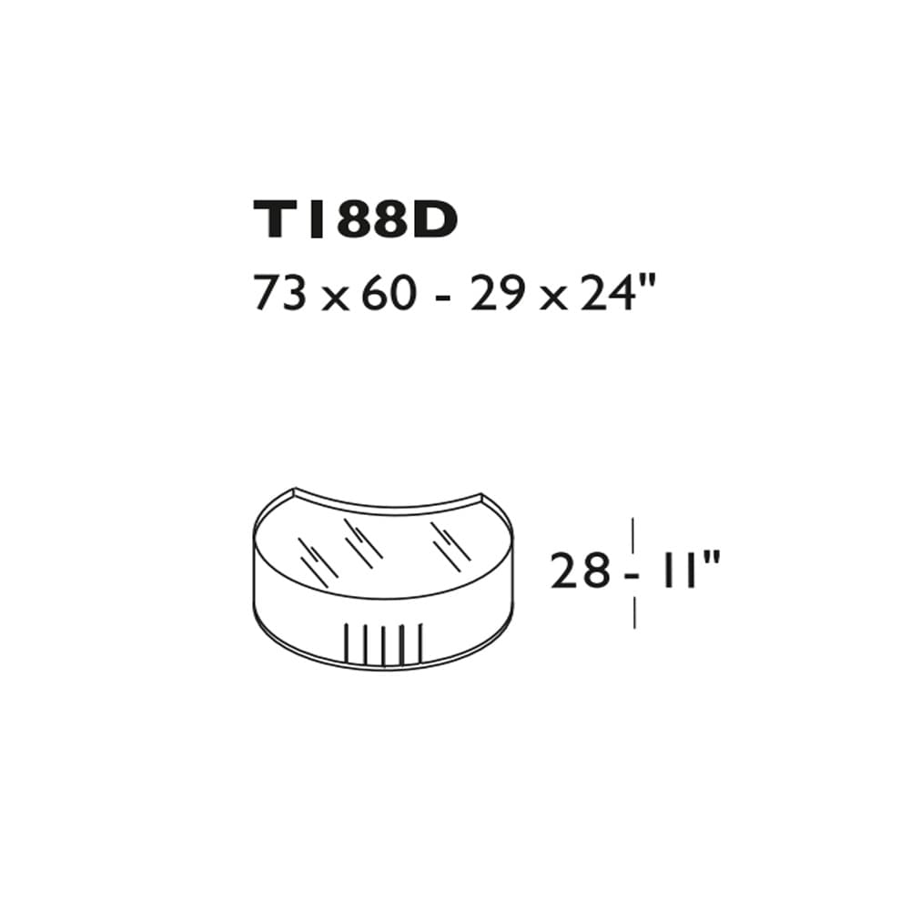 T187D Philly Coffee Table By FCI London