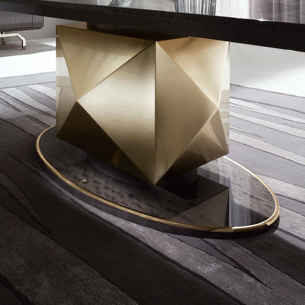 Infinity Metal Rectangular Dining Table by Giorgio Collection