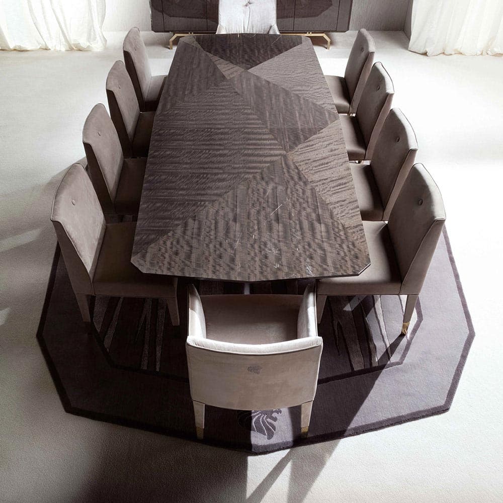 Infinity Metal Rectangular Dining Table by Giorgio Collection