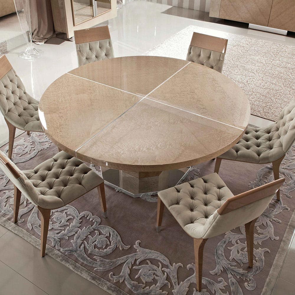 Sunrise Round Dining Table by Giorgio Collection