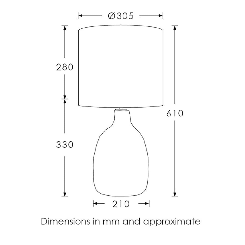 Astri Table Lamp by Heathfield