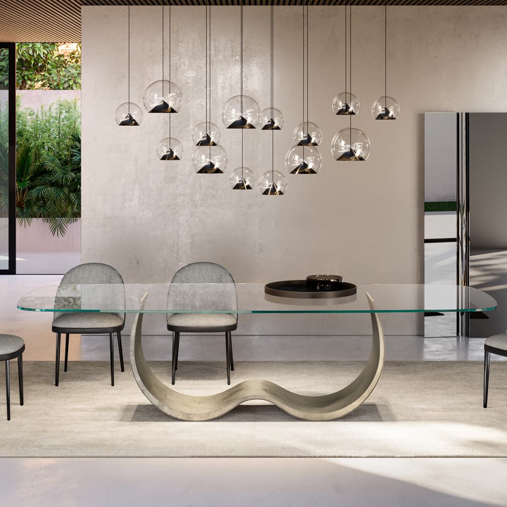 Alisei Top Crystal Dining Table | FCI London