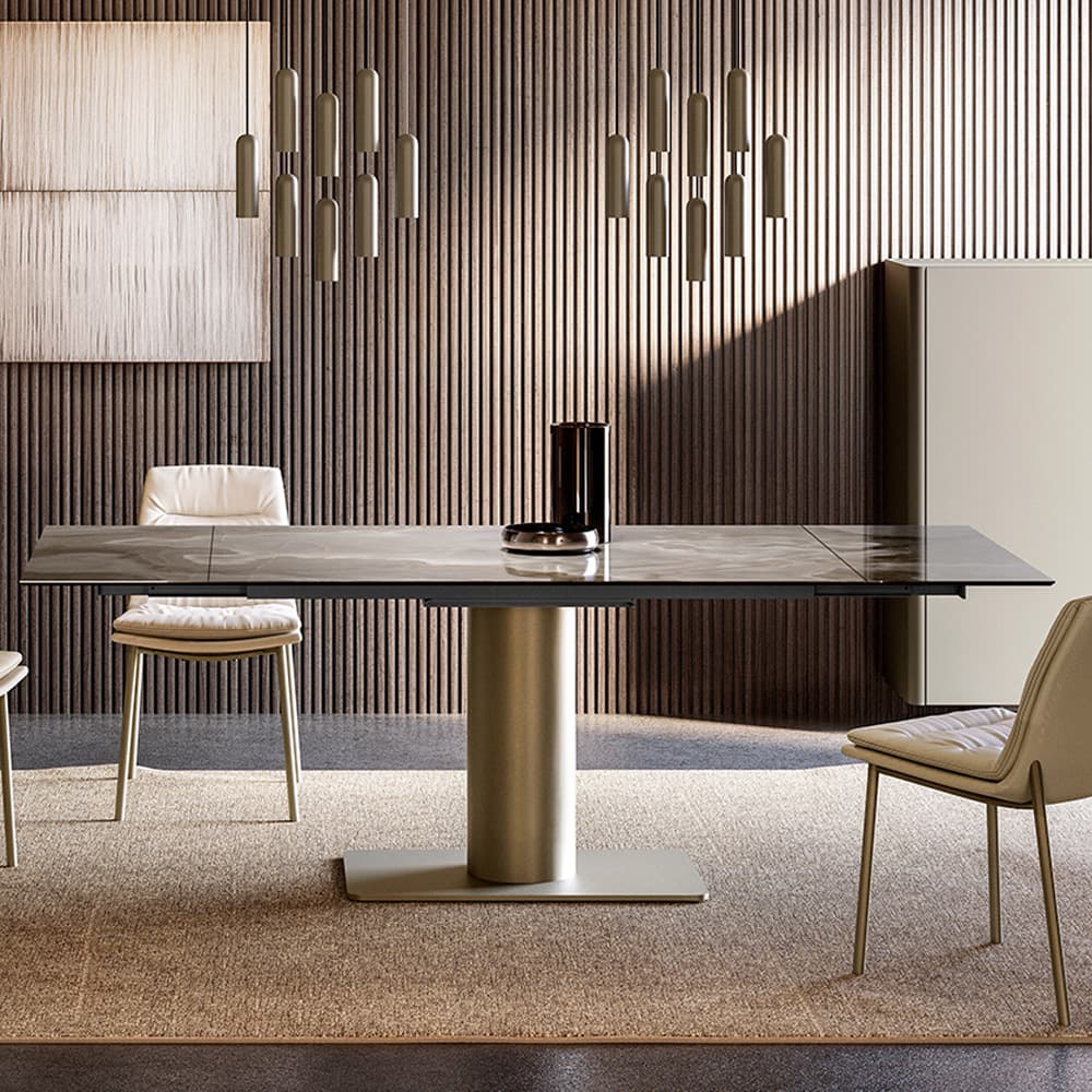 Cilindro Extendable Top Ceramic Dining Table | by FCI London