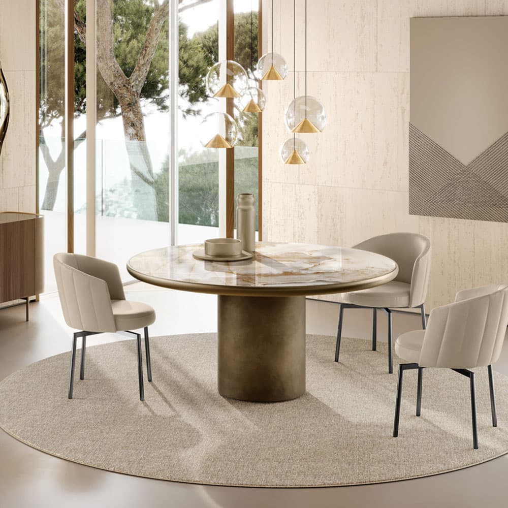 Cilindro Top King Ceramic Dining Table | by FCI London