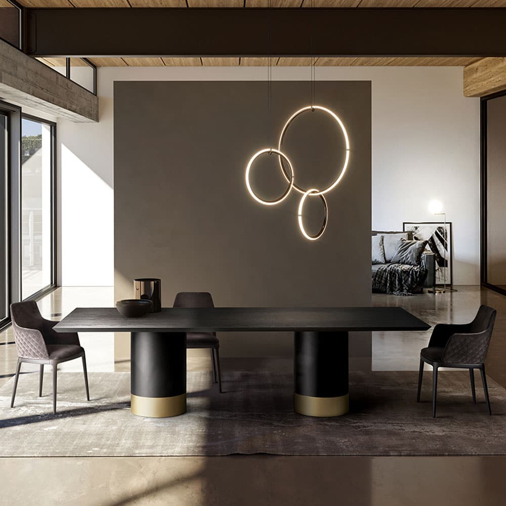 Cilindro Wooden Top Dining Table | by FCI London