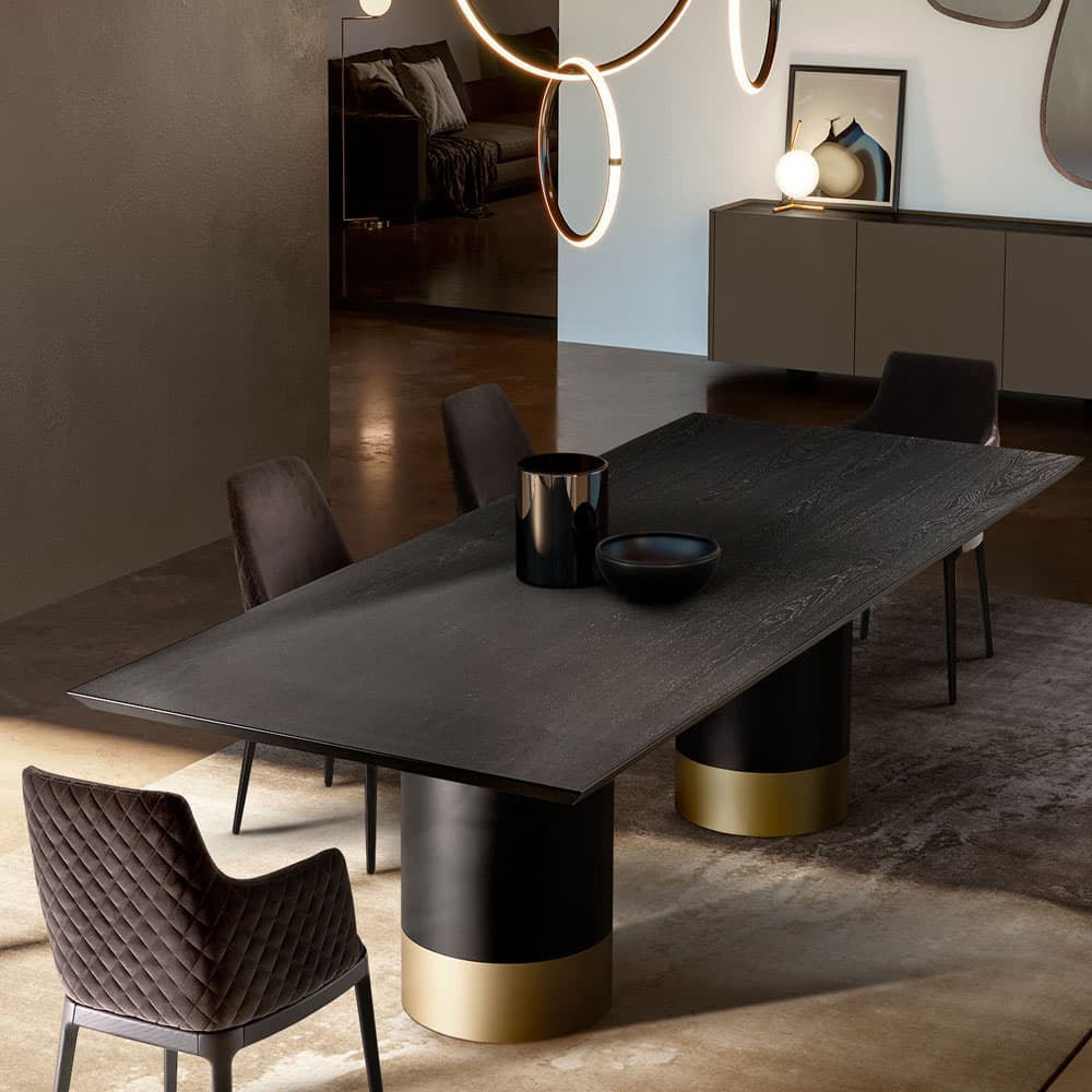 Cilindro Wooden Top Dining Table | by FCI London