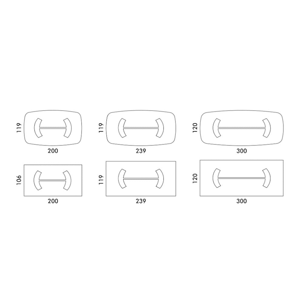 Dorian Top Ceramic Dining Table By FCI London