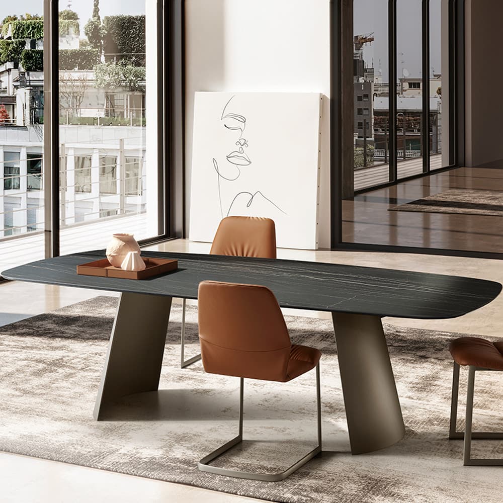 Dorian Top Ceramic Dining Table By FCI London
