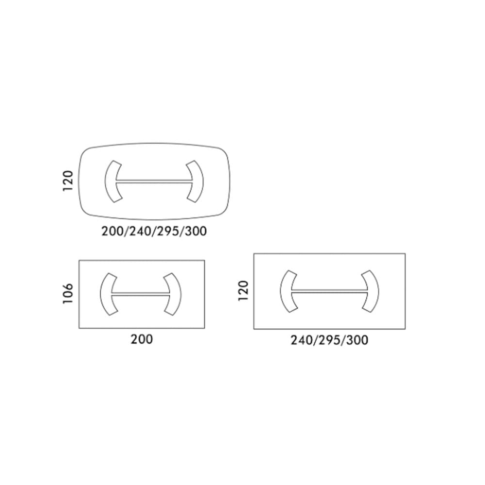 Dorian Top Crystal Dining Table By FCI London