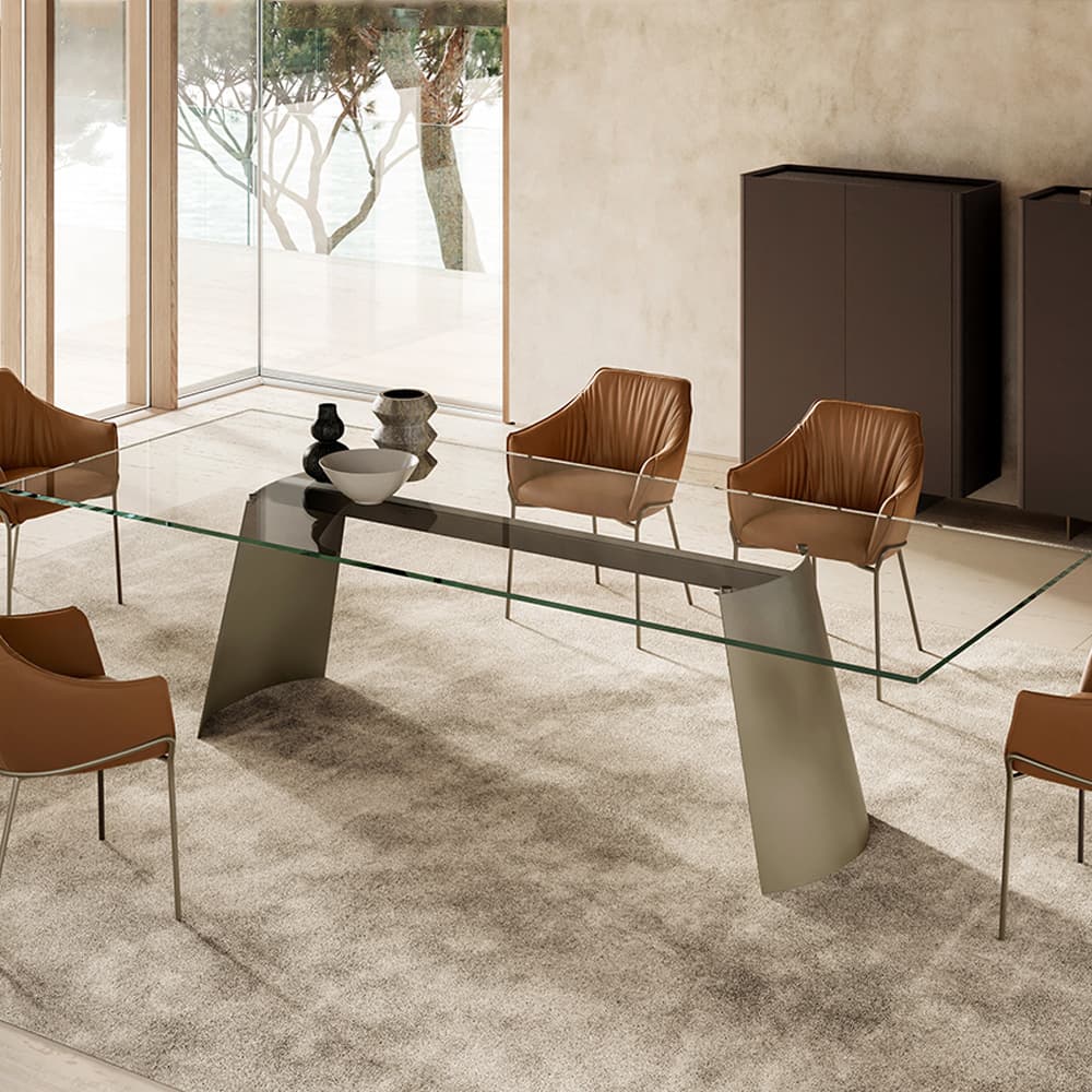 Dorian Top Crystal Dining Table By FCI London