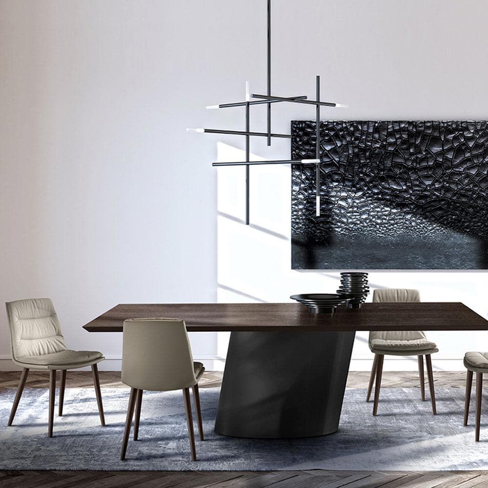 Lady 4 Wood Legs Dining Chair By Italforma