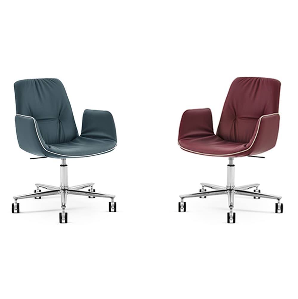 Lisa 5 Ways Swivel Armchair by Italforma