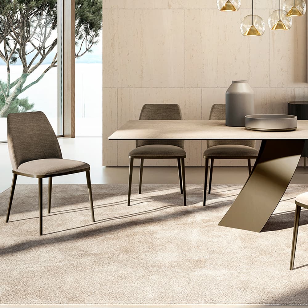Max Metal Base Dining Chair by Italforma