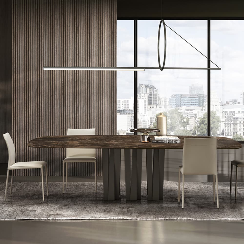 Narciso Marble Top Dining Table By FCI London