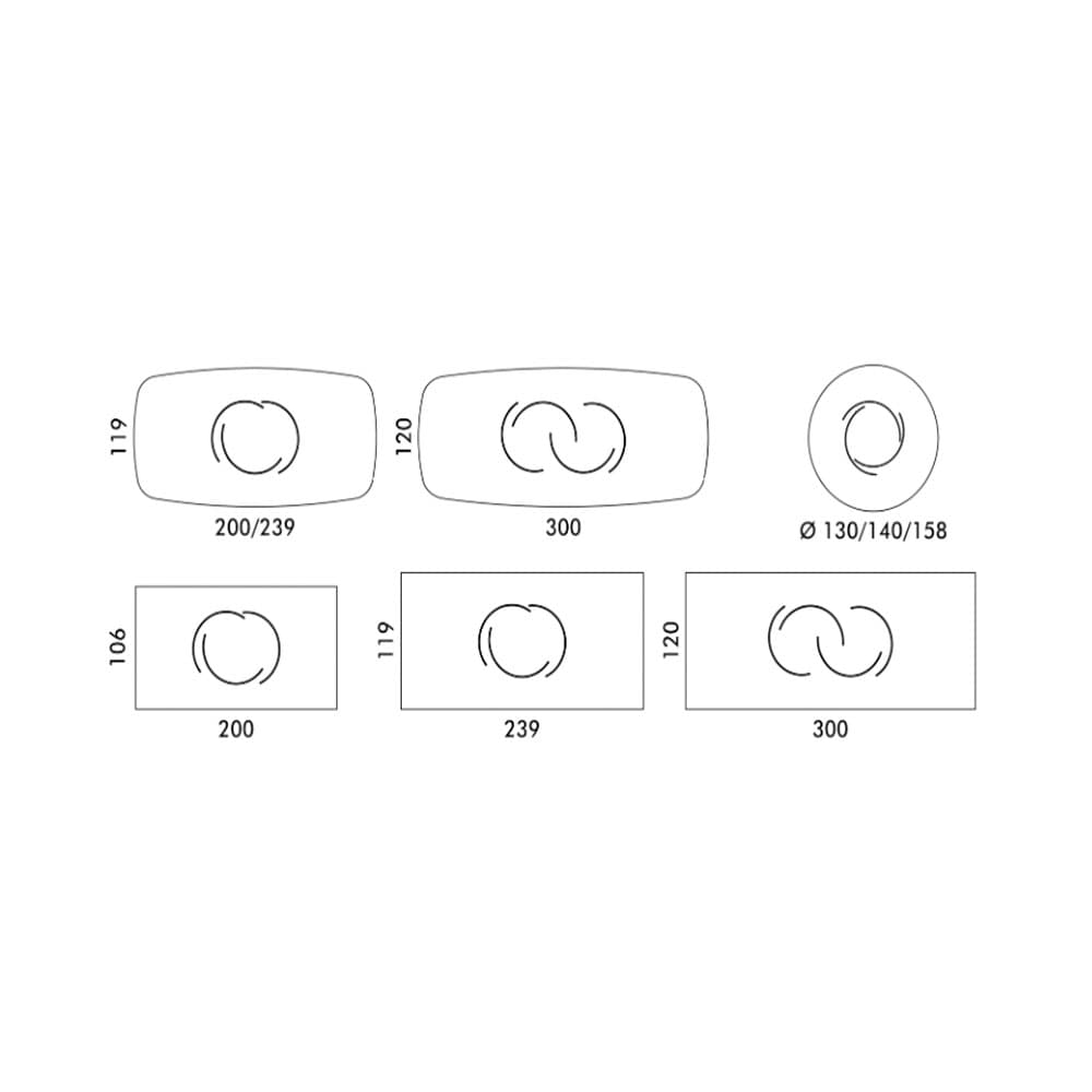 Onda Top Ceramic Dining Table By FCI London
