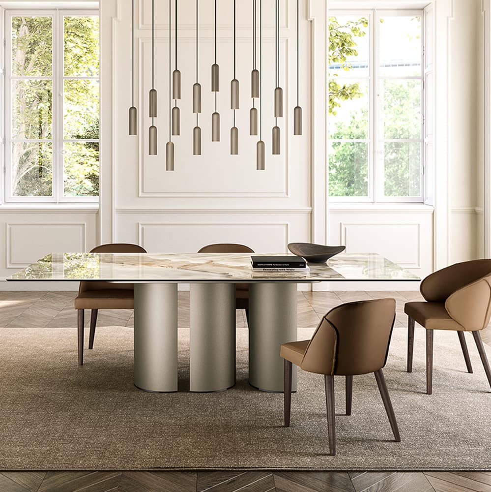 Plai Top Ceramic Dining Table By FCI London