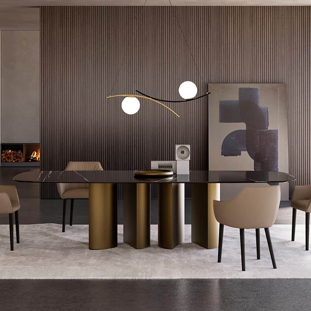 Plai Top Ceramic Dining Table By FCI London