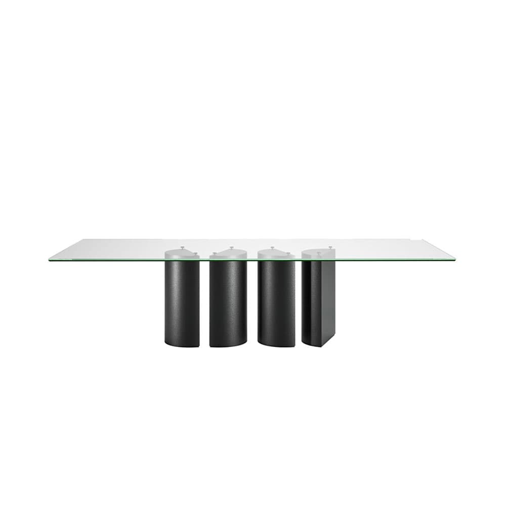 Plai Top Crystal Dining Table By FCI London
