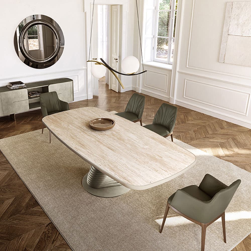 Rotolo Top King Ceramic Dining Table By FCI London