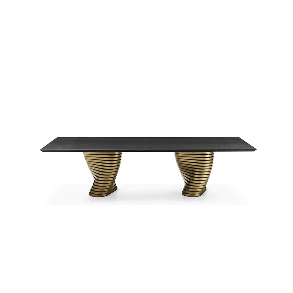 Rotolo Wooden Top Dining Table By FCI London